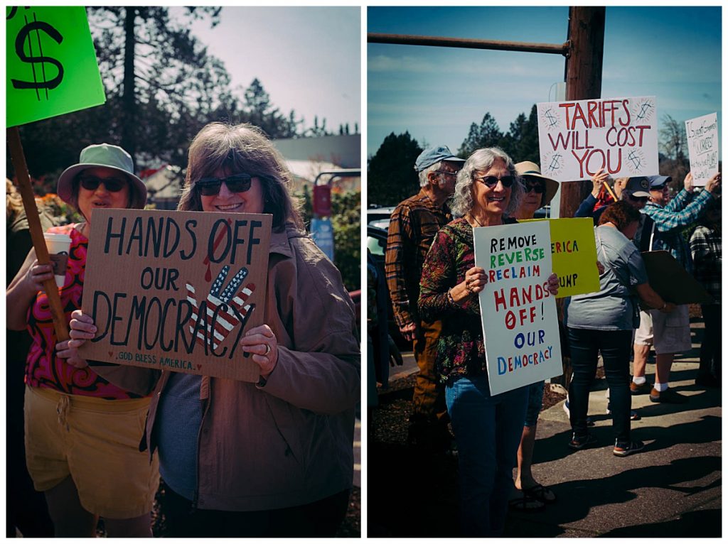 roseburg oregon hands off protest