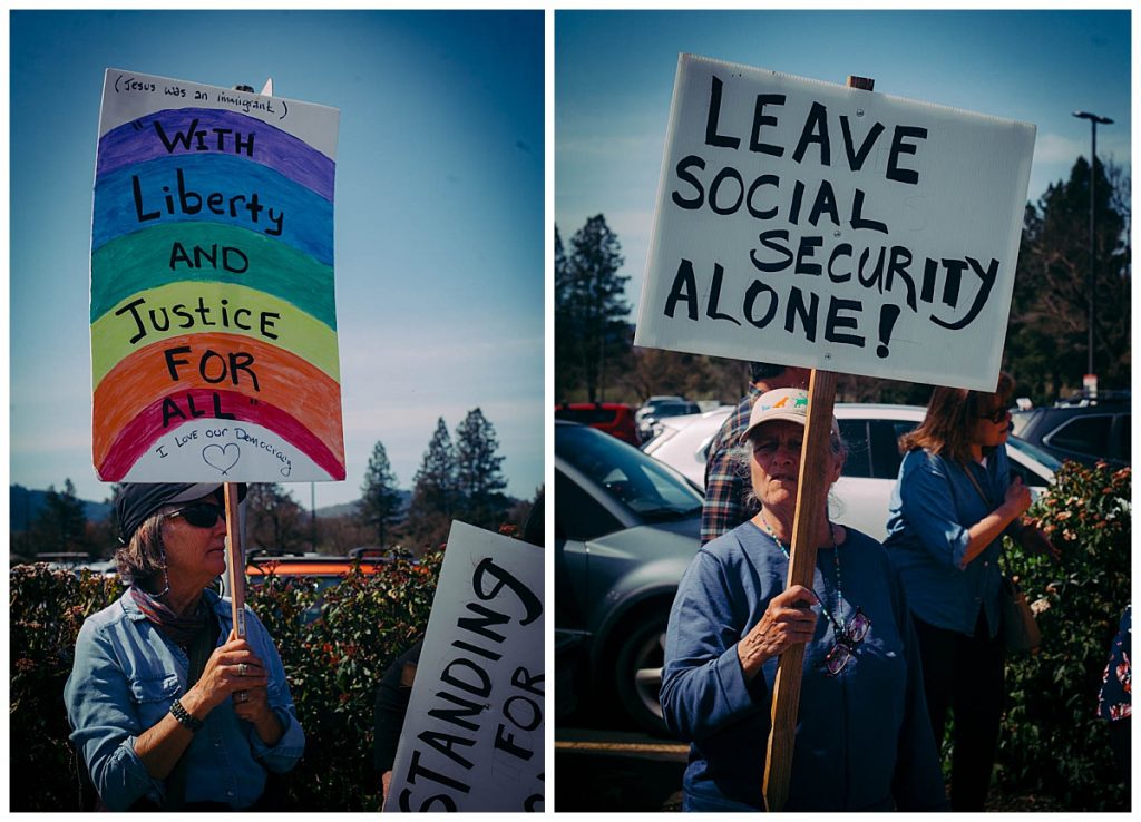 roseburg oregon stop the cuts protest