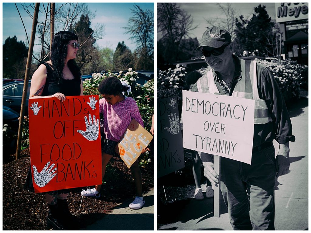 roseburg oregon stop the cuts protest