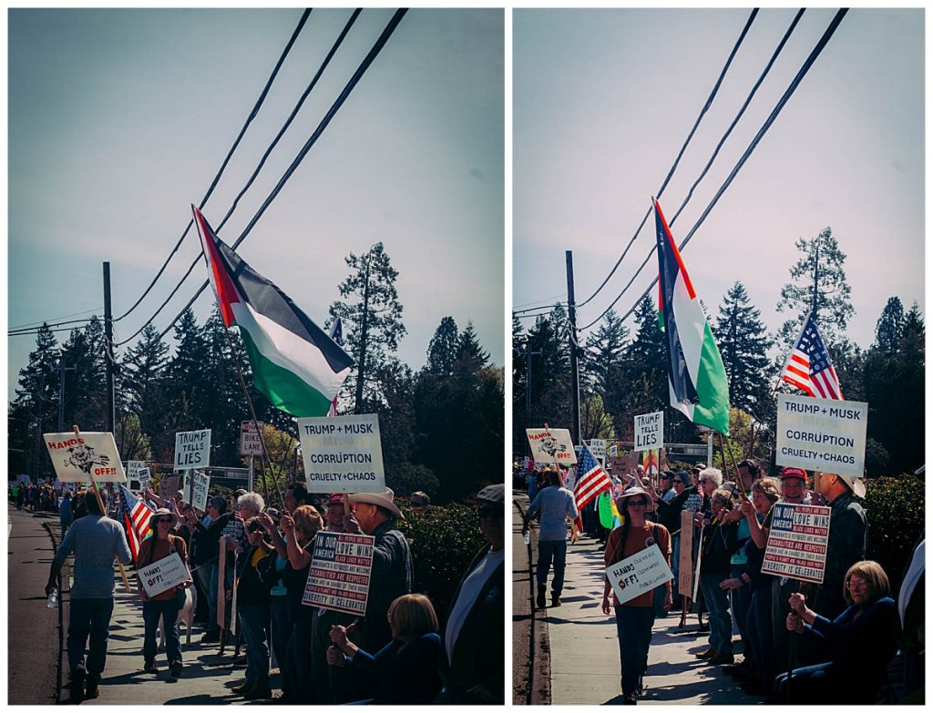 roseburg oregon stop the cuts protest