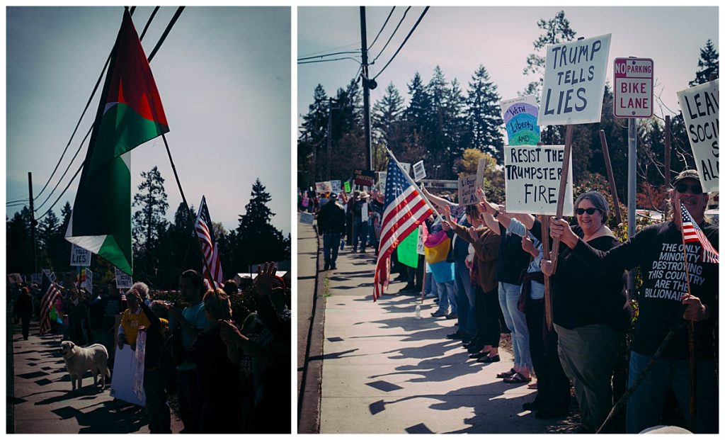 roseburg oregon stop the cuts protest