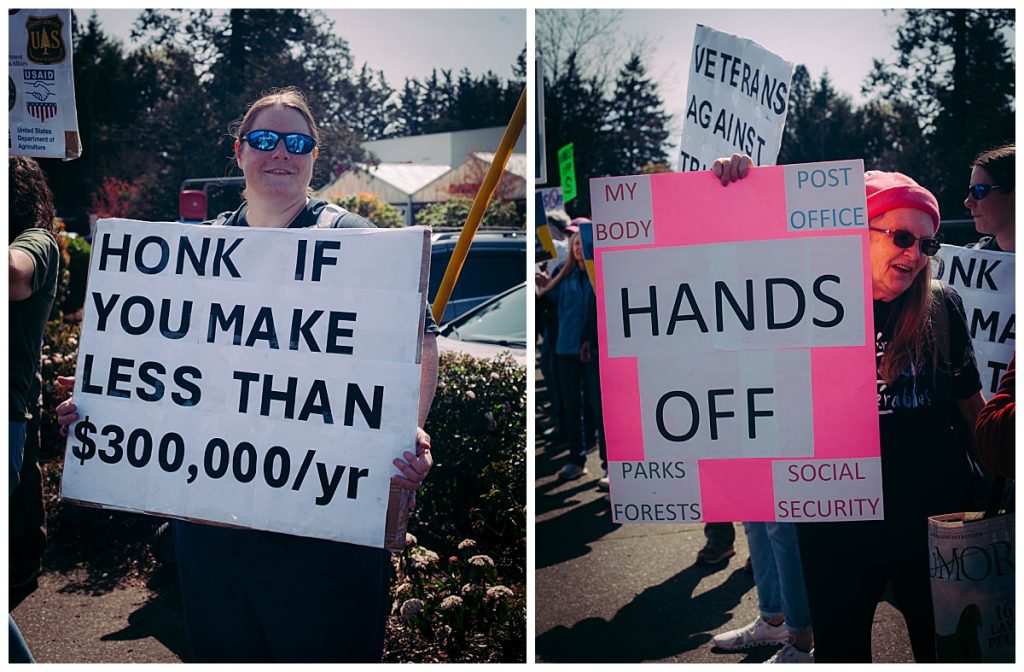 roseburg oregon stop the cuts protest