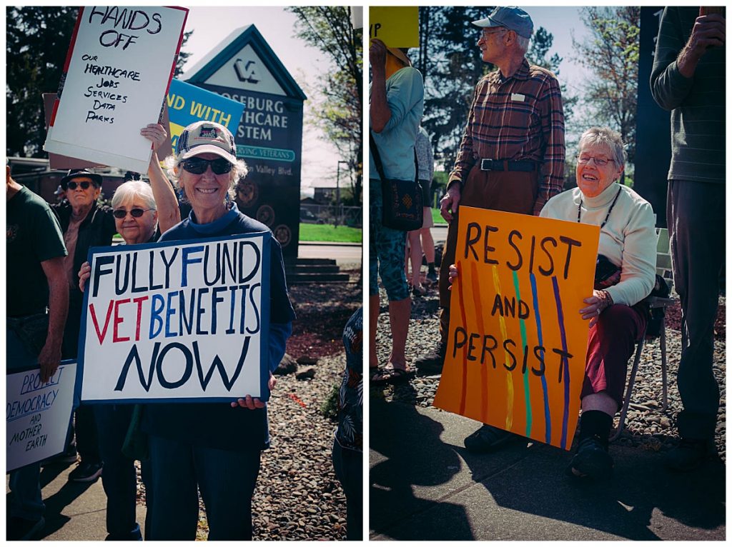 roseburg oregon stop the cuts protest