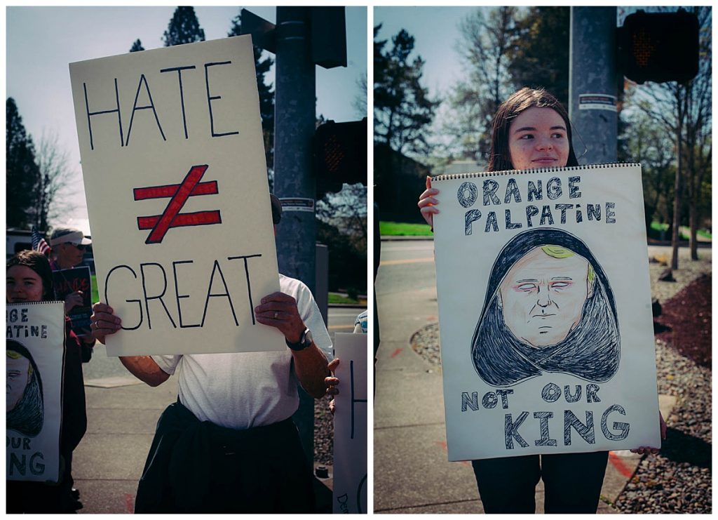 roseburg oregon stop the cuts protest
