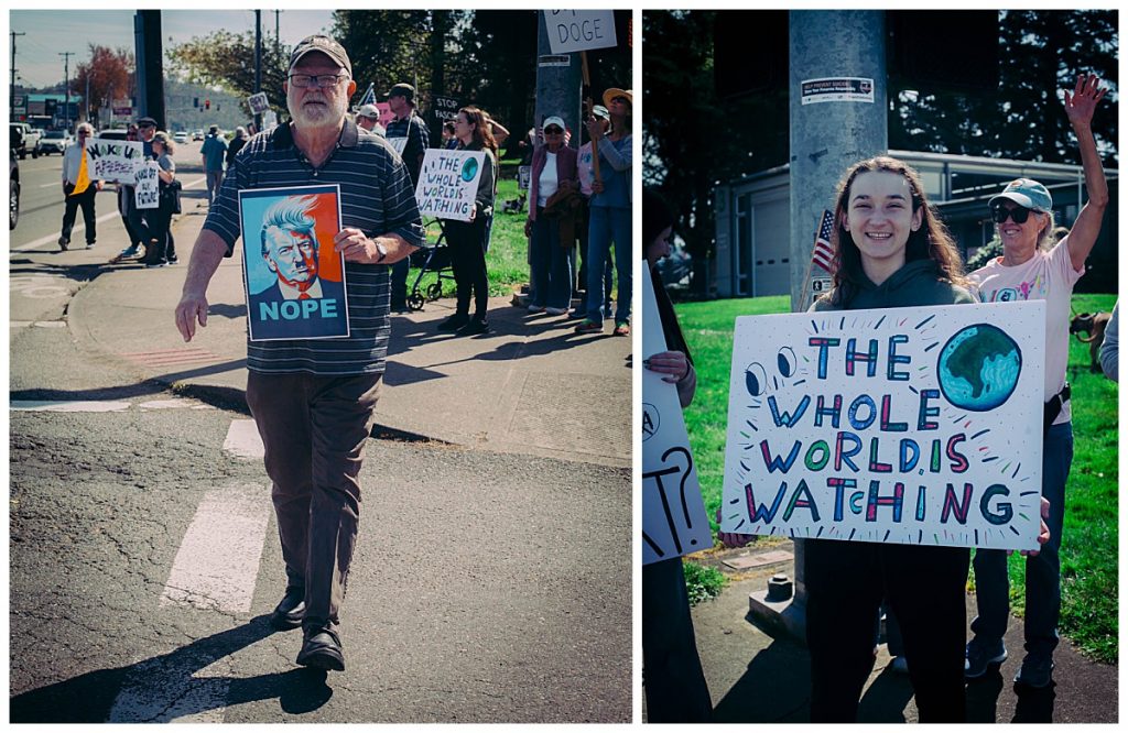 roseburg oregon stop the cuts protest