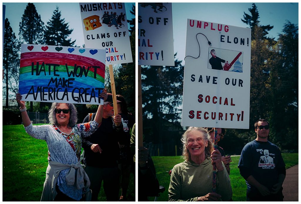 roseburg oregon stop the cuts protest