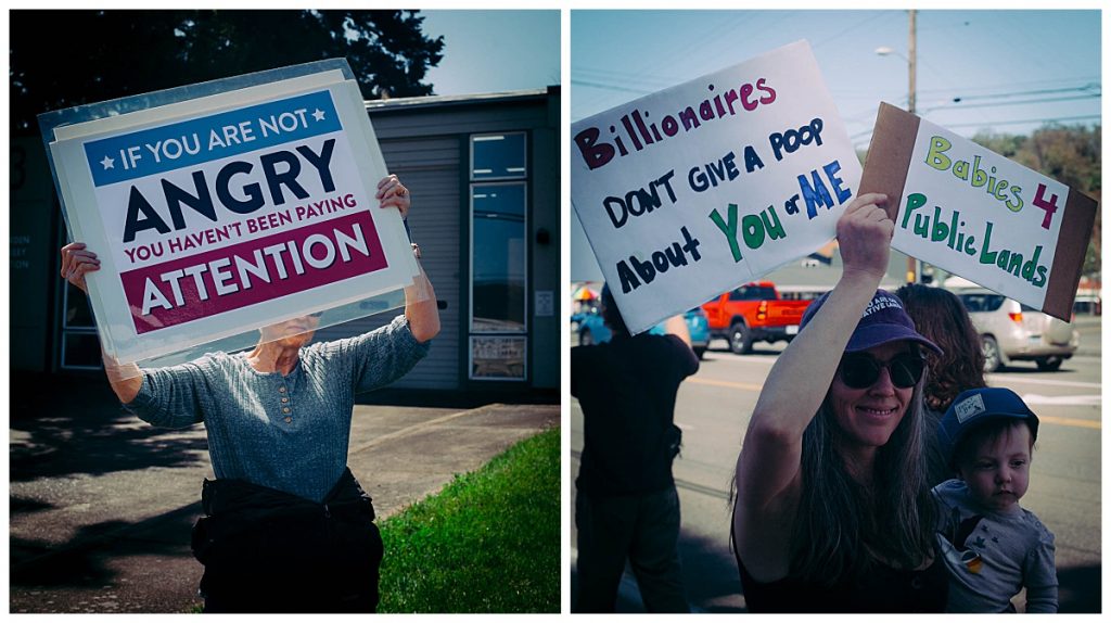 roseburg oregon stop the cuts protest