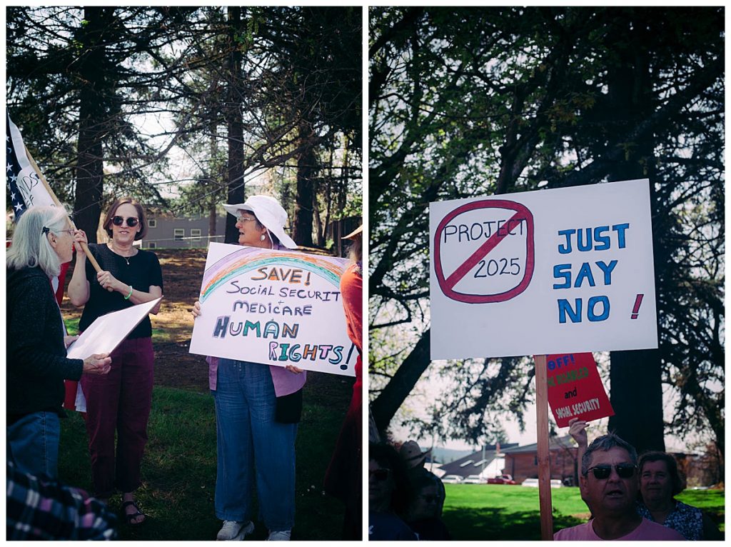 roseburg oregon stop the cuts protest