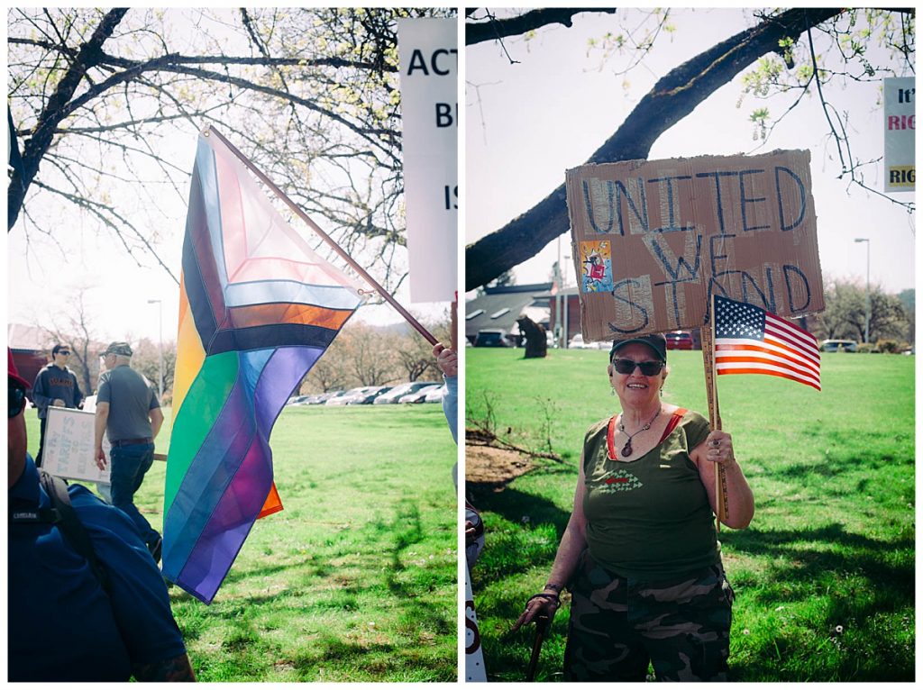 roseburg oregon stop the cuts protest