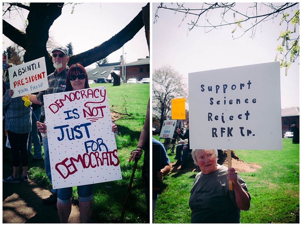 roseburg oregon stop the cuts protest