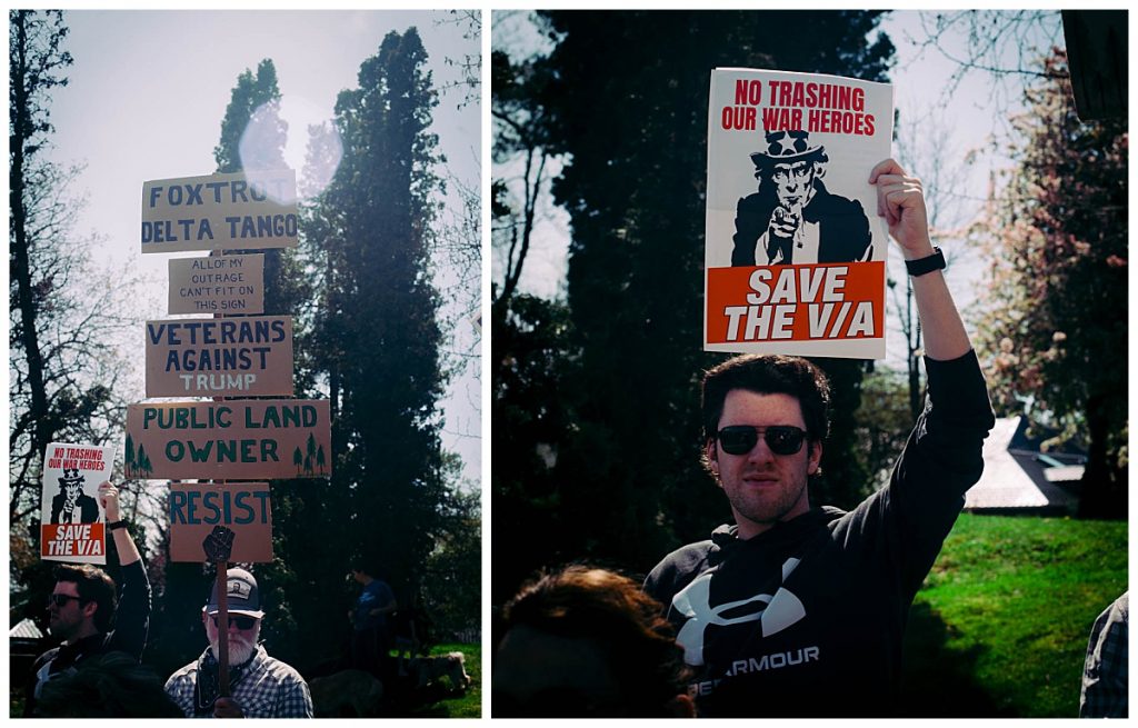 roseburg oregon stop the cuts protest