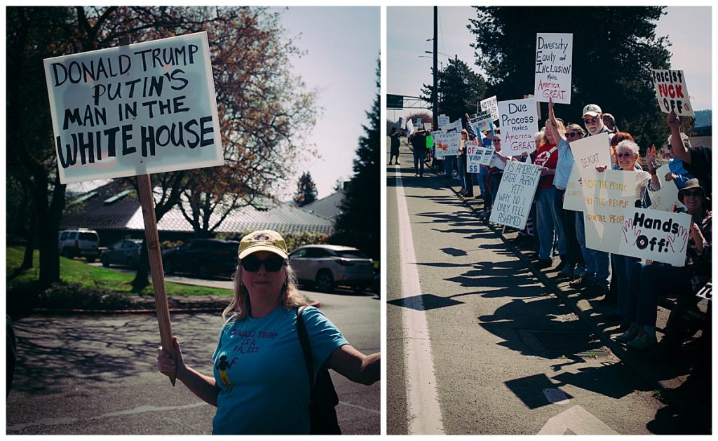 roseburg oregon stop the cuts protest
