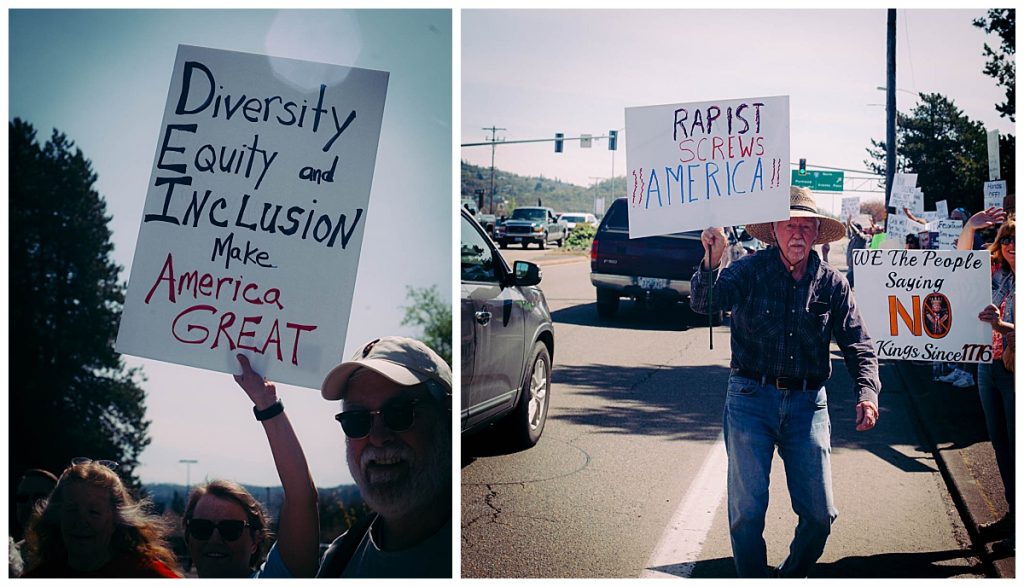 roseburg oregon stop the cuts protest