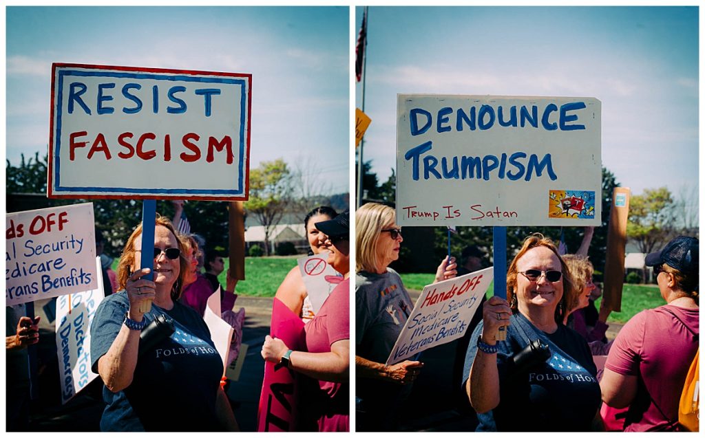 roseburg oregon stop the cuts protest