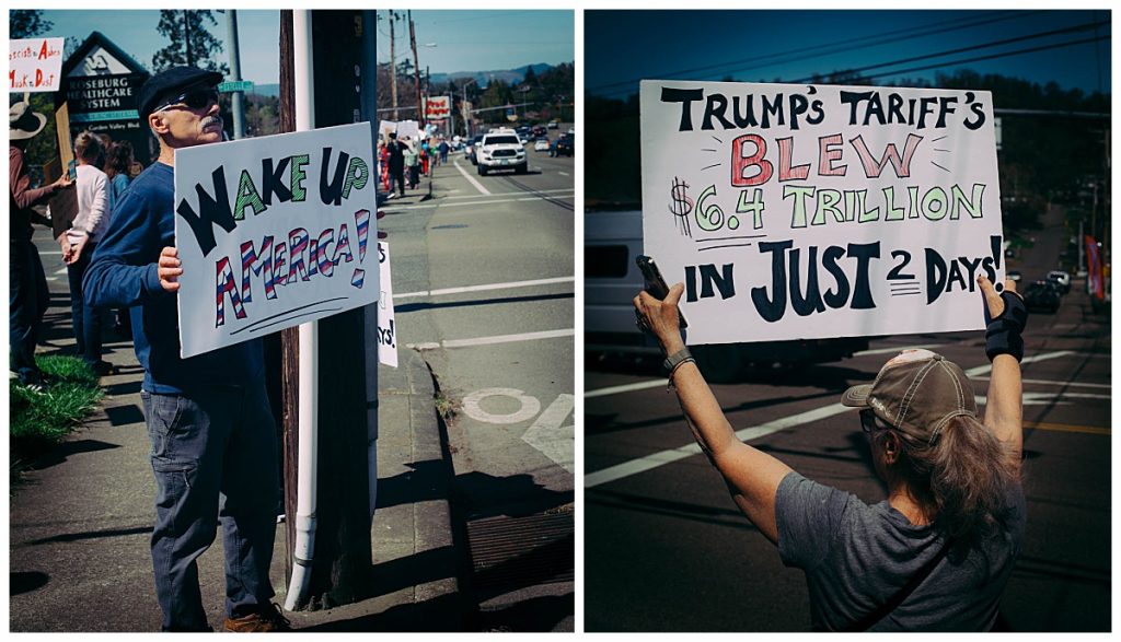 roseburg oregon stop the cuts protest