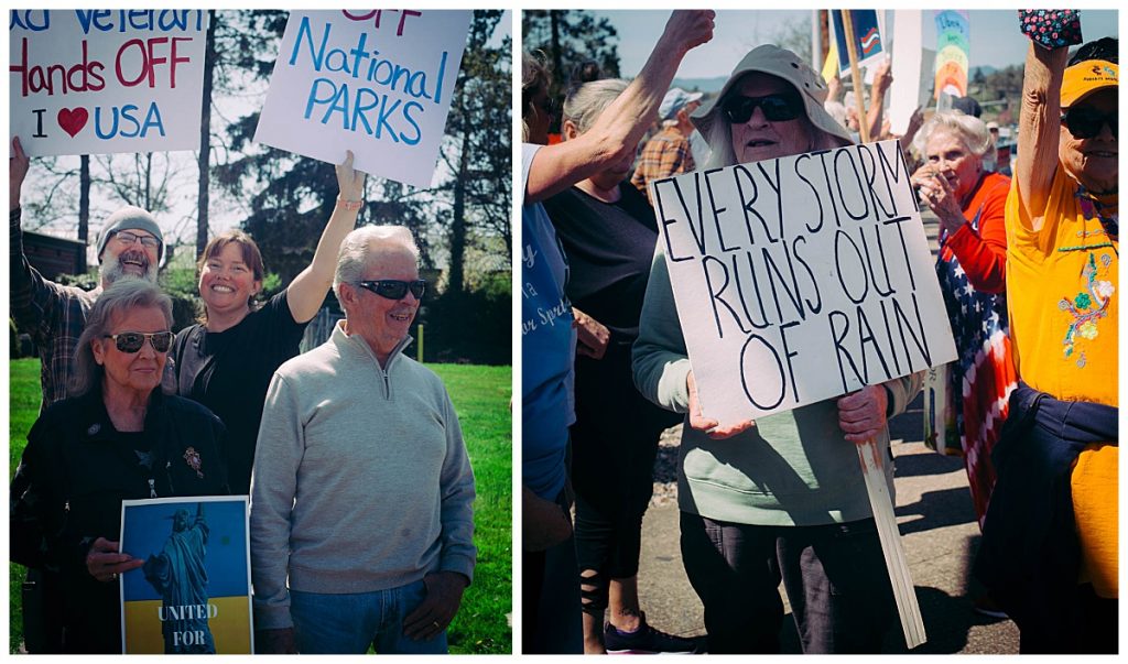 roseburg oregon stop the cuts protest
