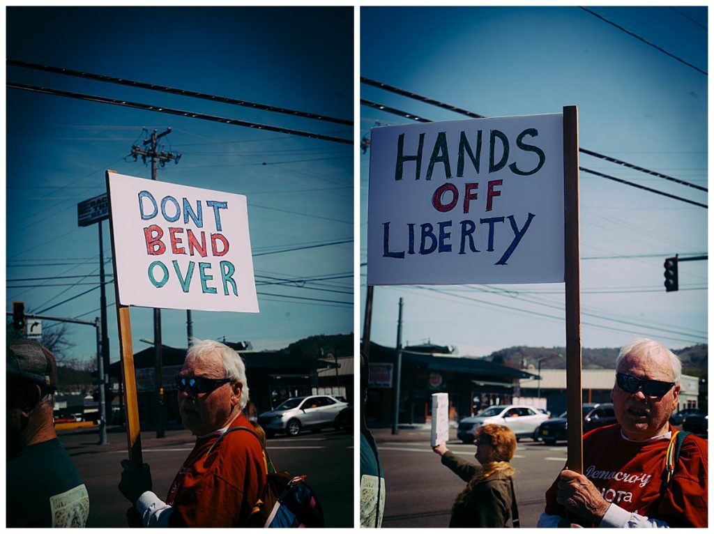 roseburg oregon stop the cuts protest