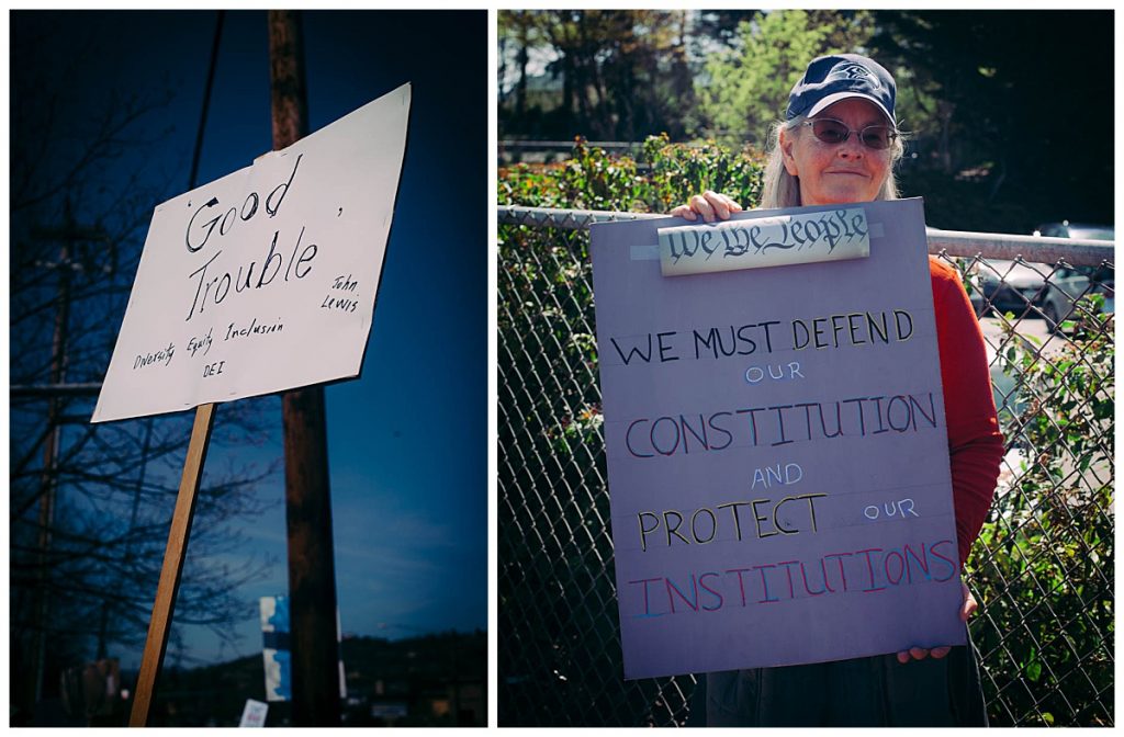 roseburg oregon stop the cuts protest