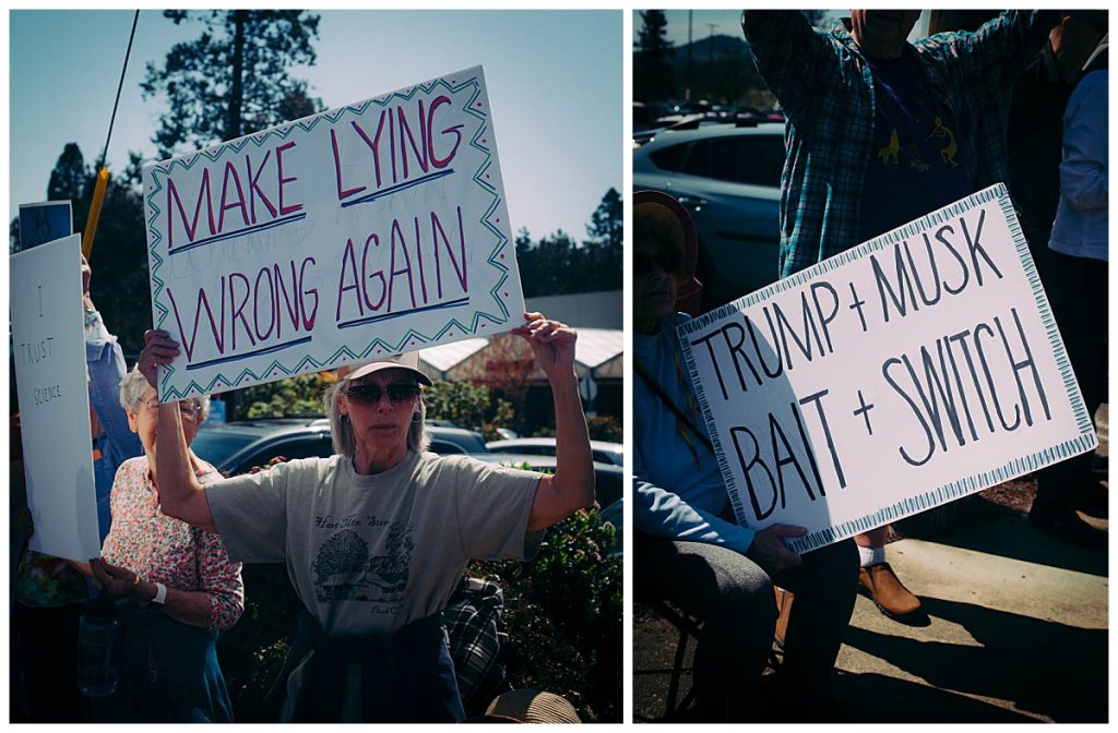 roseburg oregon stop the cuts protest